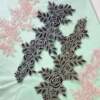 Rose Design Tissue Organza Applique Item No 921