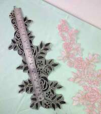 Rose Design Tissue Organza Applique Item No 921d