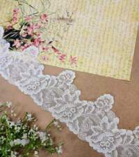 Shaded Look Floral Embroidered Net Lace 932