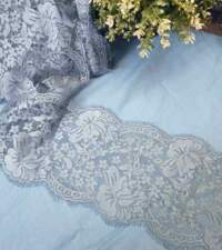 SilverGrey Chantilly Lace Trim No 941
