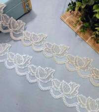 Leafy Scallops Design Turkish Cord Lace No 976