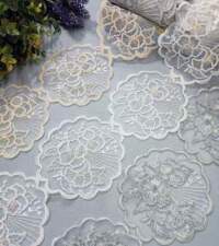 Encased Florals Turkish Cord Lace No 951