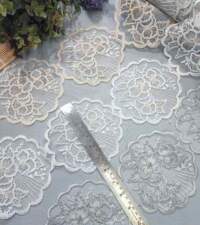 Encased Florals Turkish Cord Lace No 951c