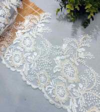 Floral Foliage Statement Turkish Lace No 947a