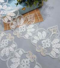 Floral Spade Turkish Cord Lace No 950