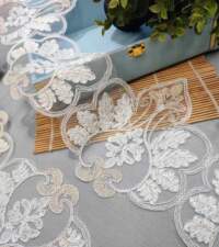 Floral Spade Turkish Cord Lace No 950b