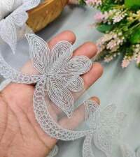 Simple Floral Scallops Turkish Cord Lace No 955b