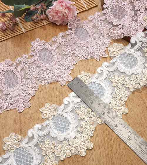 Floral Vintage Cord Lace No 962b