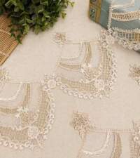 Bejewelled Look Cord Lace No 978b