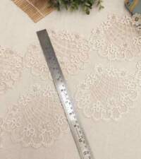 Checked Florals Cord Lace No 980b
