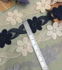 Floral Infinity Cord Lace No 981c