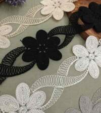 Floral Infinity Cord Lace No 981b