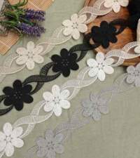 Floral Infinity Cord Lace No 981