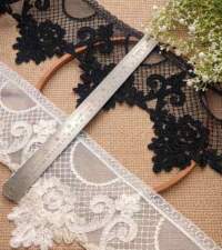 Floral Statement Border Cord Lace No 963b