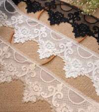 Floral Statement Border Cord Lace No 963a