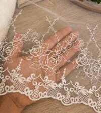 Beige Embroidery Nets 3 Lace No 996b