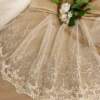 Beige Embroidery Nets 3 Lace No 996