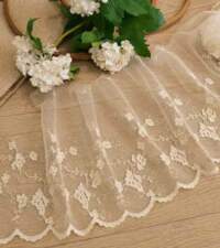 Beige Embroidery Nets 4 Lace No 997