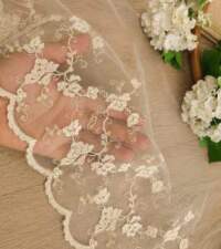 Beige Embroidery Nets 4 Lace No 997b