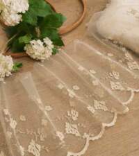Beige Embroidery Nets 4 Lace No 997a