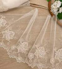 Beige Embroidery Nets 5 Lace No 998a