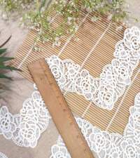 Chevron Chic Guipure Lace No 992c