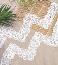 Chevron Chic Guipure Lace No 992