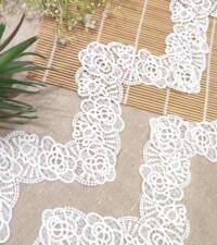 Chevron Chic Guipure Lace No 992a