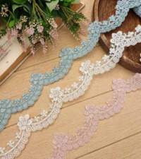 Floral Scallops Corded Edging Lace No 105