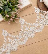 Crown Scallops Cord Lace No 108