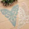 Heavily Beaded Floral Applique Item No 111