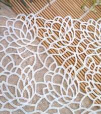 Lattice Love Guipure lace No 990b