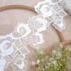 Rose Design Corded Guipure Lace No 989