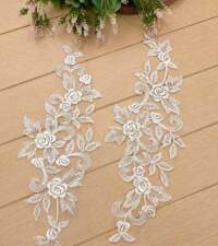 Rose Design Corded Applique Item No 112