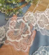 Dainty Floral Net Lace No 113b