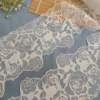 Shaded Look Rose Design Net Lace No 114