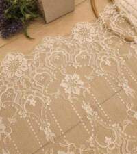 Vertical Pattern Floral Chantilly Lace No 122a