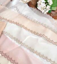 Metallic Edging On Organza 3 Lace No 126a