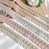 Metallic Edging On Organza 1 Lace No 124