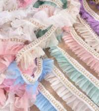 Pearly Frills Net Lace No 130a