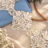 Floral Vase Design Corded Embroidery Lace No 129