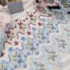 Cross Stitch Floral Motif Cord Lace No 131