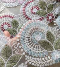 Floral Swirl Cord Lace No 133b