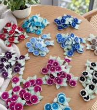 Rose Buttis Handwork Appliques Item No 136a
