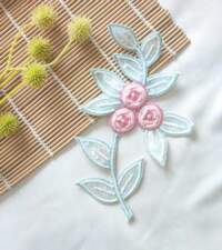 Handwork Floral Appliques No 155