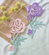Handwork Floral Appliques No 157