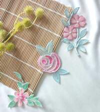 Handwork Floral Appliques No 160