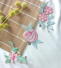 Handwork Floral Appliques No 160