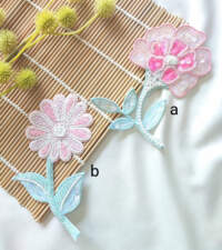 Handwork Floral Appliques No 158