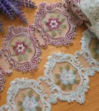 Vintage Mirror Design Cord Lace No 135